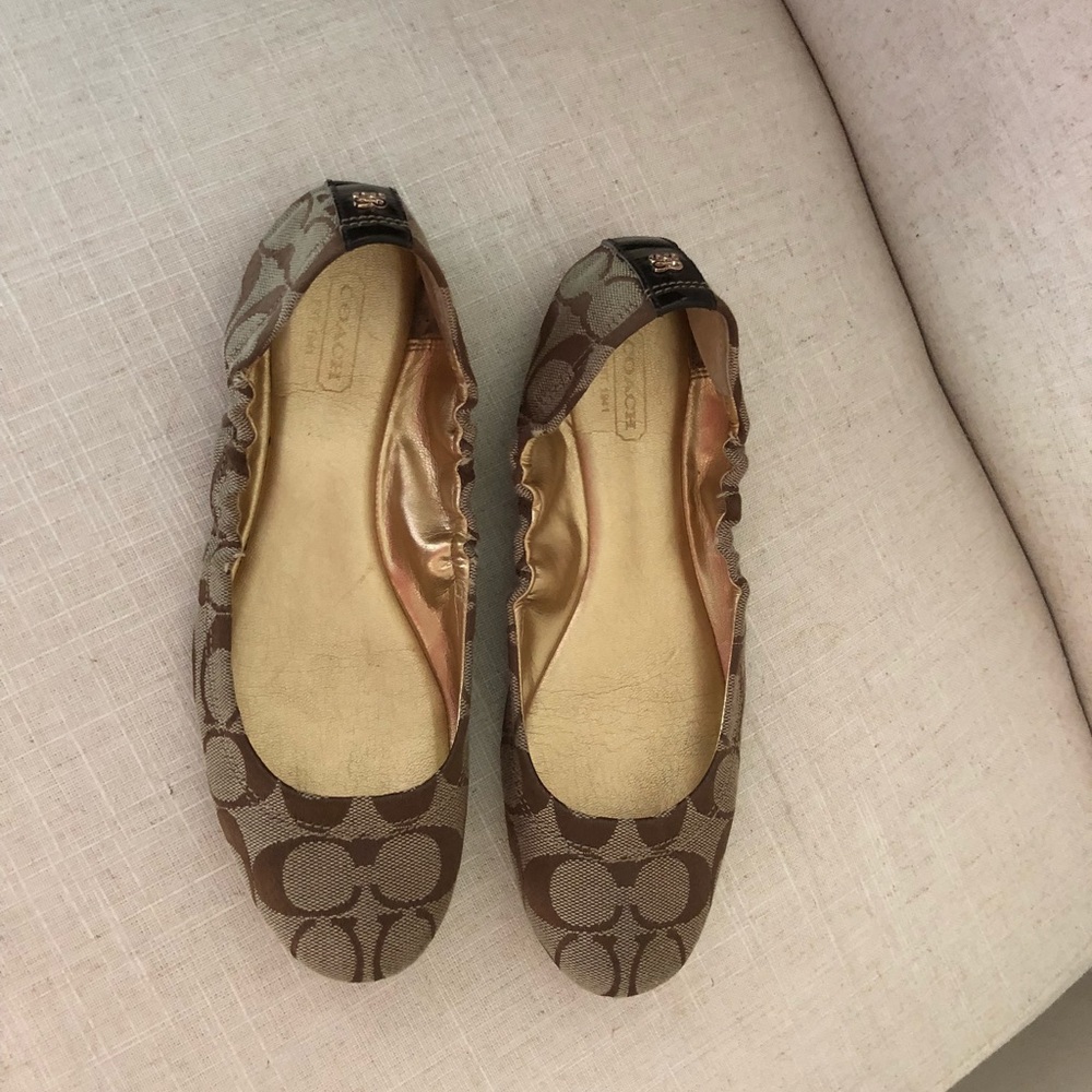 Coach ballet flats